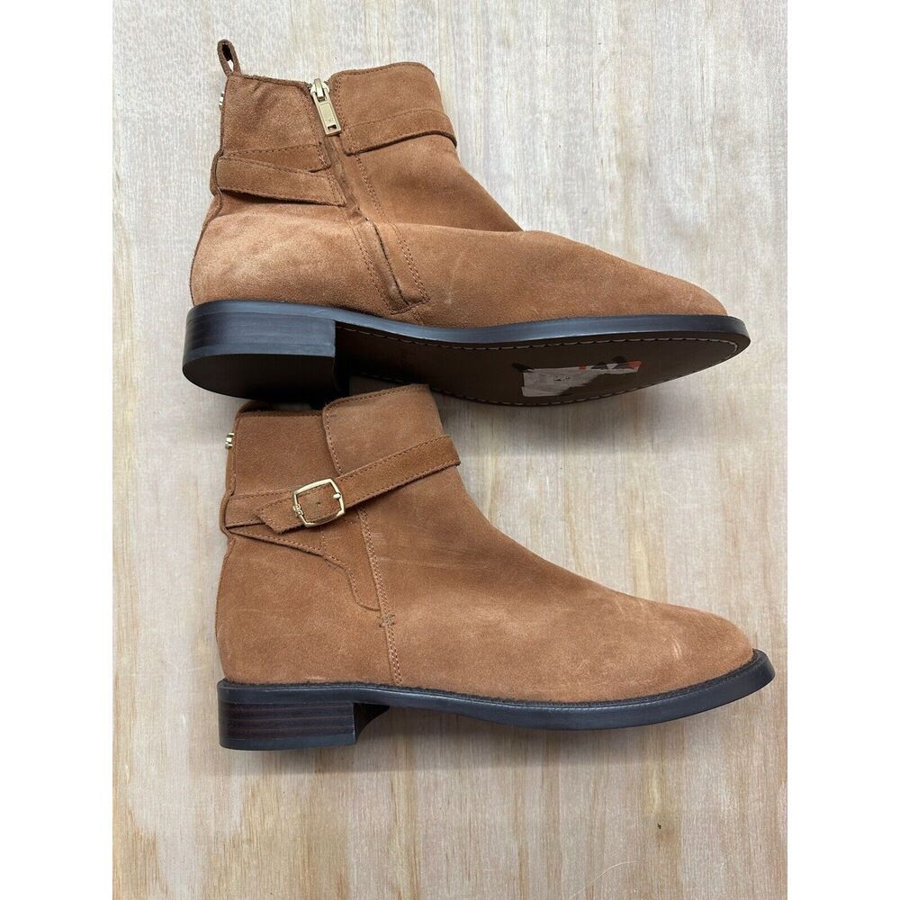 NEW Sam Edelman Women's Size 9 Saddle Brown Nolynn Buckle‎ Booties Boot